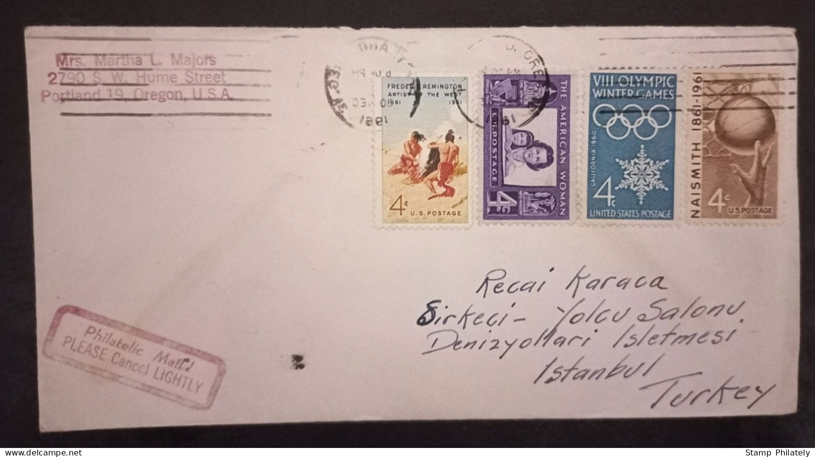 United States Philatelic Mail 1961 Cover - Brieven En Documenten
