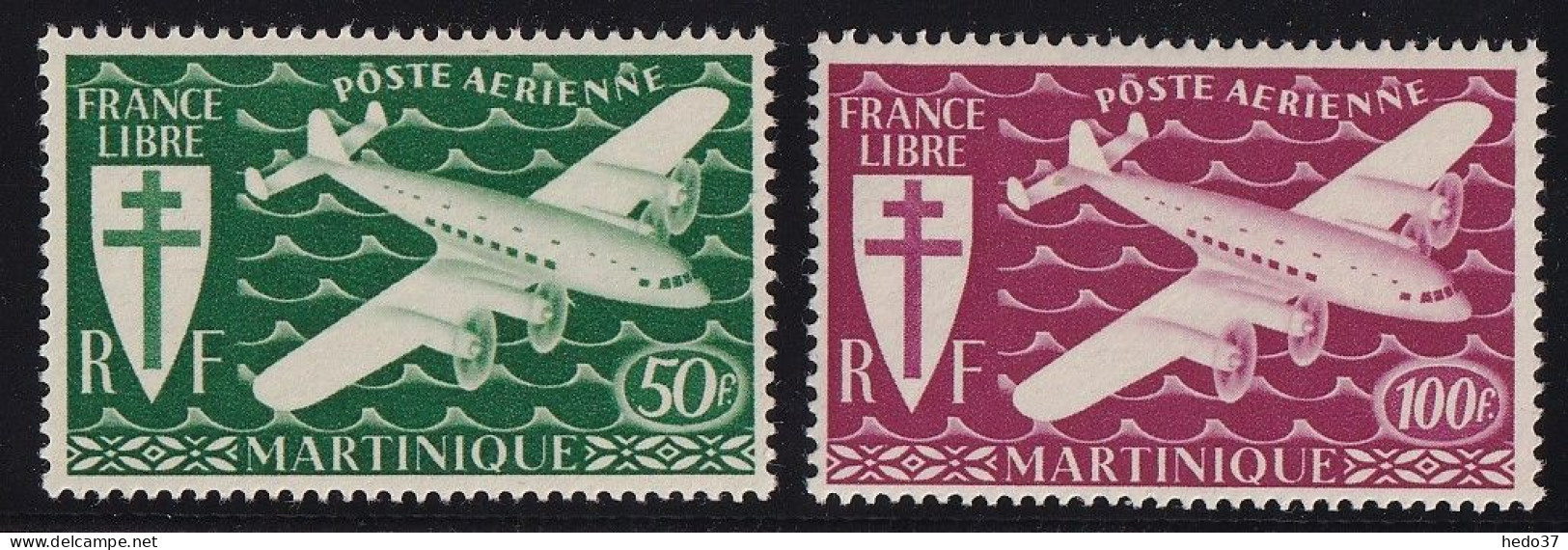 Martinique Poste Aérienne N°4/5 - Neuf ** Sans Charnière - TB - Airmail