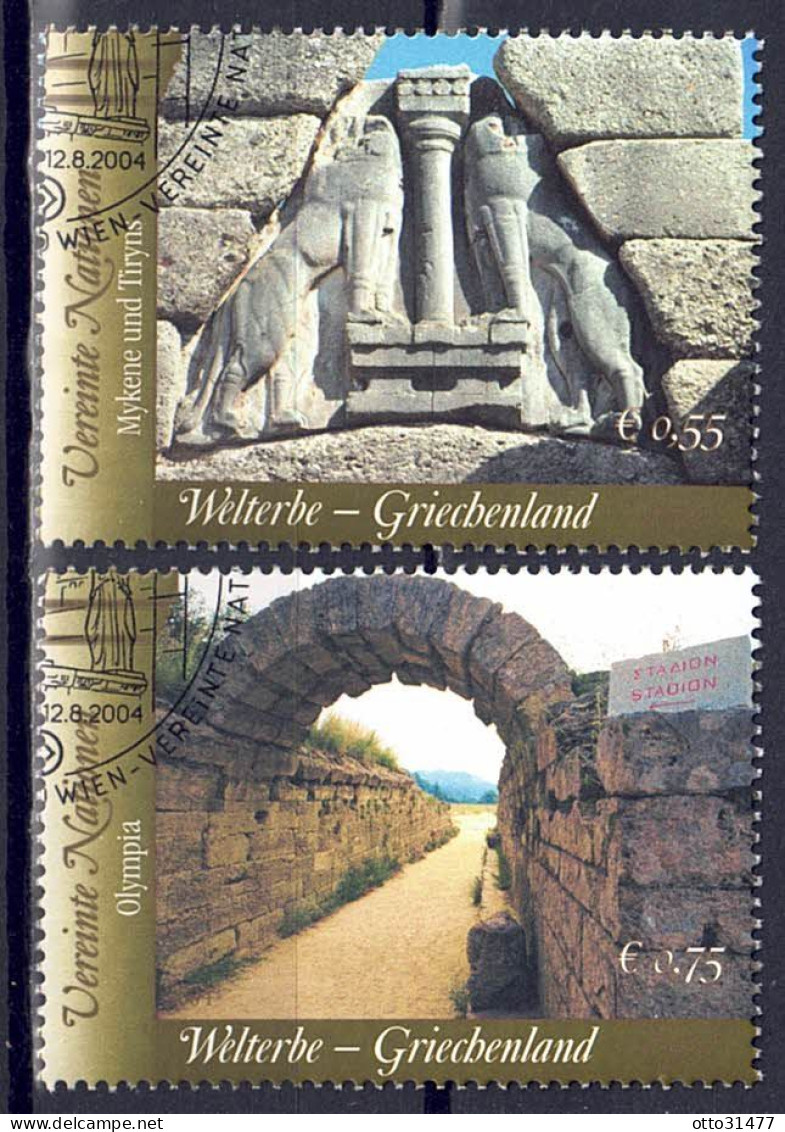 UNO Wien 2004 - UNESCO-Welterbe, Nr. 420 - 421, Gestempelt / Used - Used Stamps