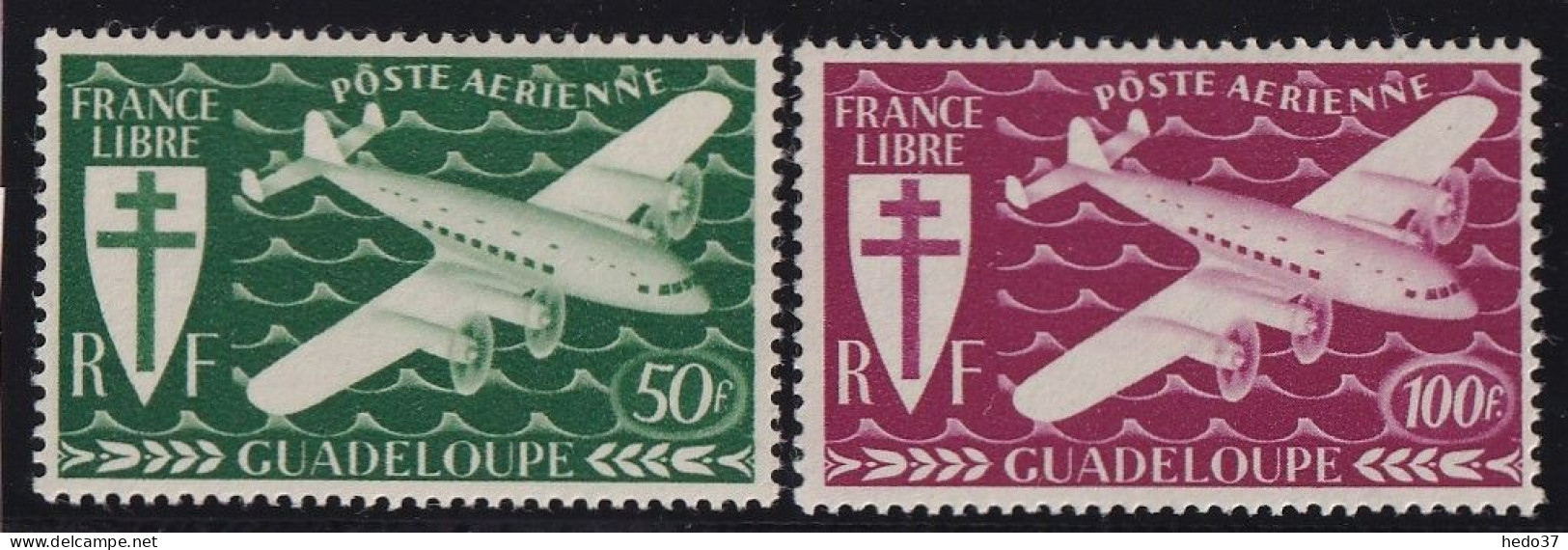 Guadeloupe Poste Aérienne N°4/5 - Neuf ** Sans Charnière - TB - Airmail