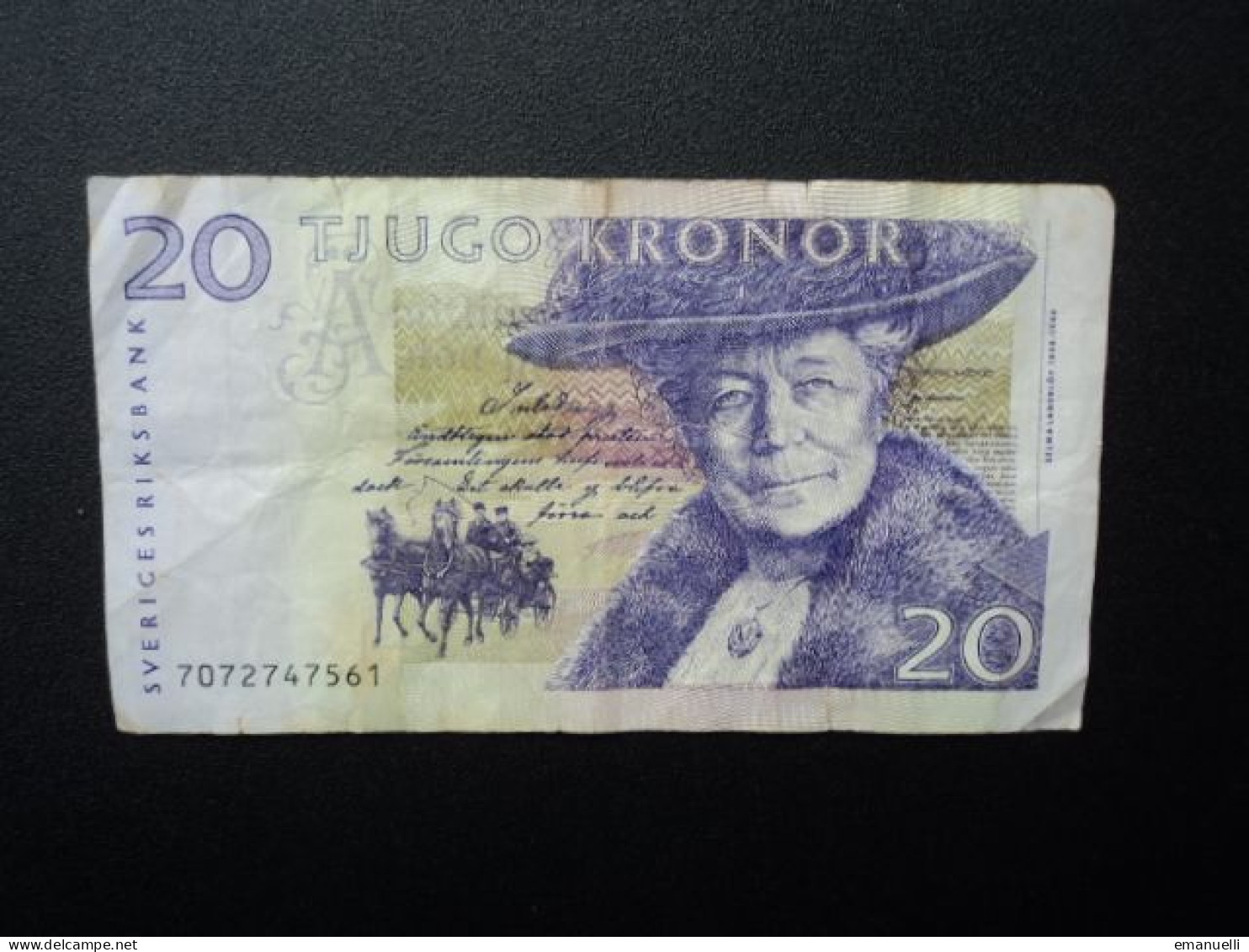 SUÈDE : 20 KRONOR   (199) 7     P 63a      TTB - Zweden