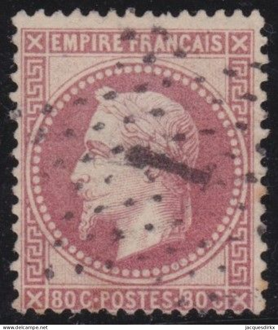 France  .  Y&T   .     32      .   O      .    Oblitéré - 1863-1870 Napoléon III Lauré