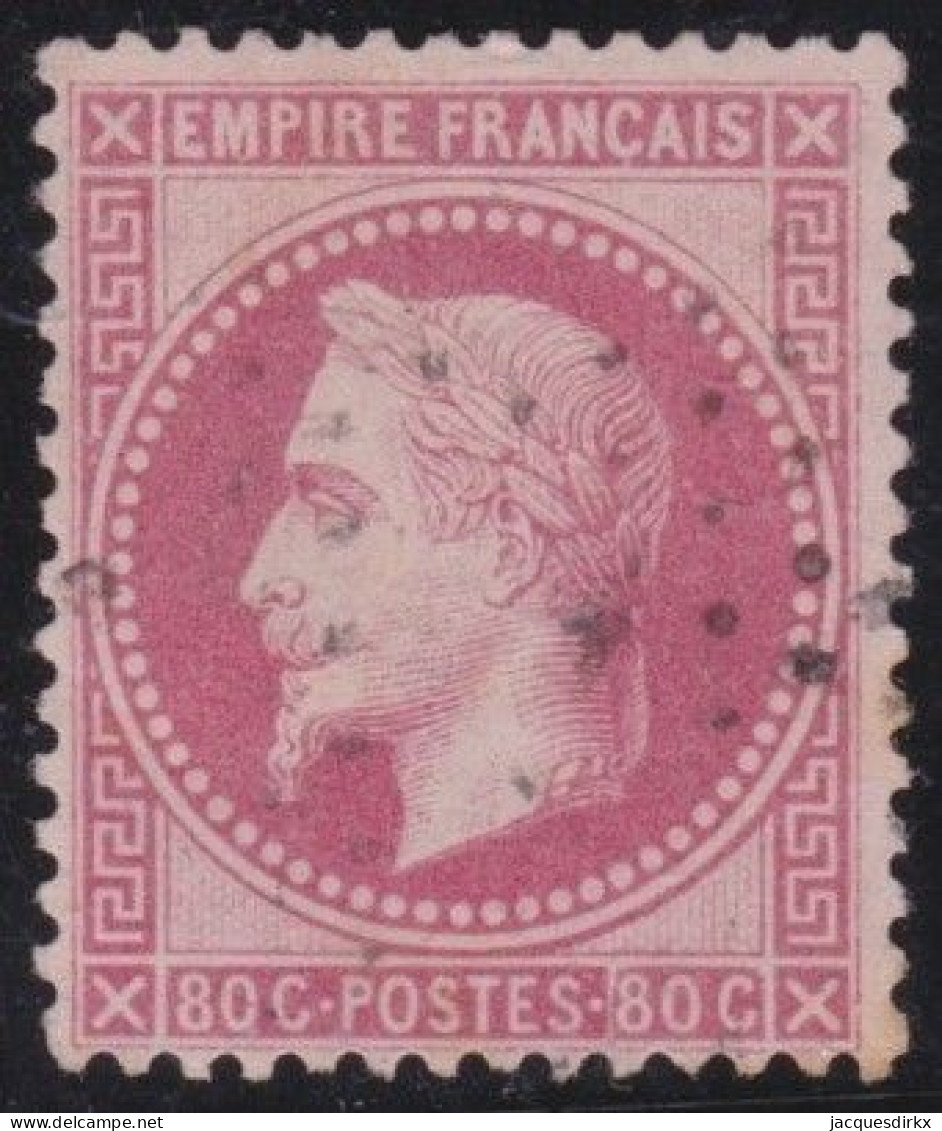 France  .  Y&T   .     32      .   O      .    Oblitéré - 1863-1870 Napoléon III Lauré