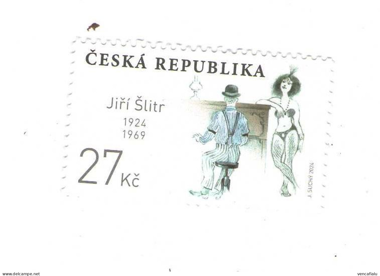 Year 2024, Nice Czech Composer Jiri Slitr, MNH - Ongebruikt