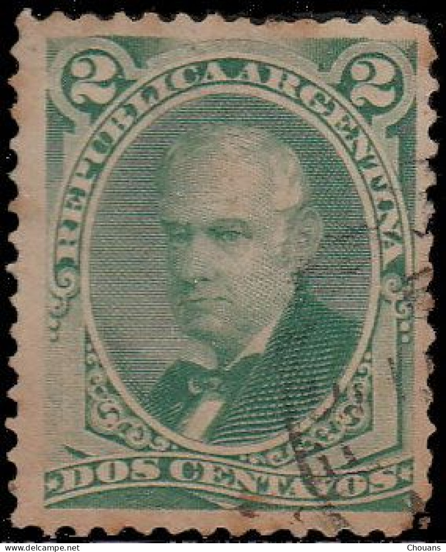Argentine 1877. ~ YT 37 - Vivente Lopez - Used Stamps