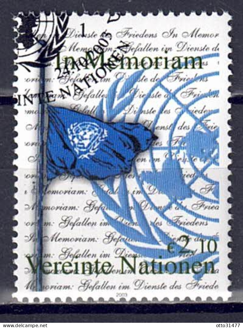 UNO Wien 2003 - UNO-Flagge, Nr. 405, Gestempelt / Used - Used Stamps