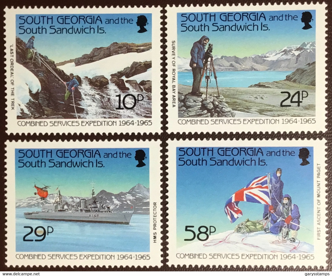 South Georgia 1989 Combined Services Expedition MNH - Zuid-Georgia