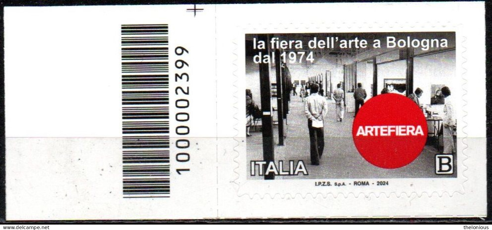 # Italia Repubblica 2024 - Fiera Dell'arte Di Bologna  - Codice A Barre - Nuovo - Code-barres