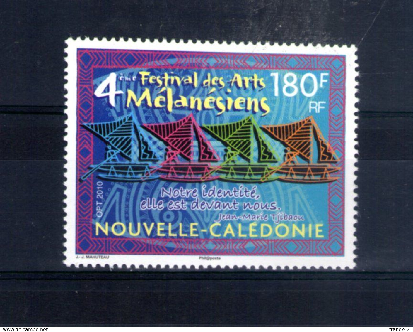 Nouvelle Calédonie. 4e Festival Des Arts Mélanésiens. 2010 - Unused Stamps