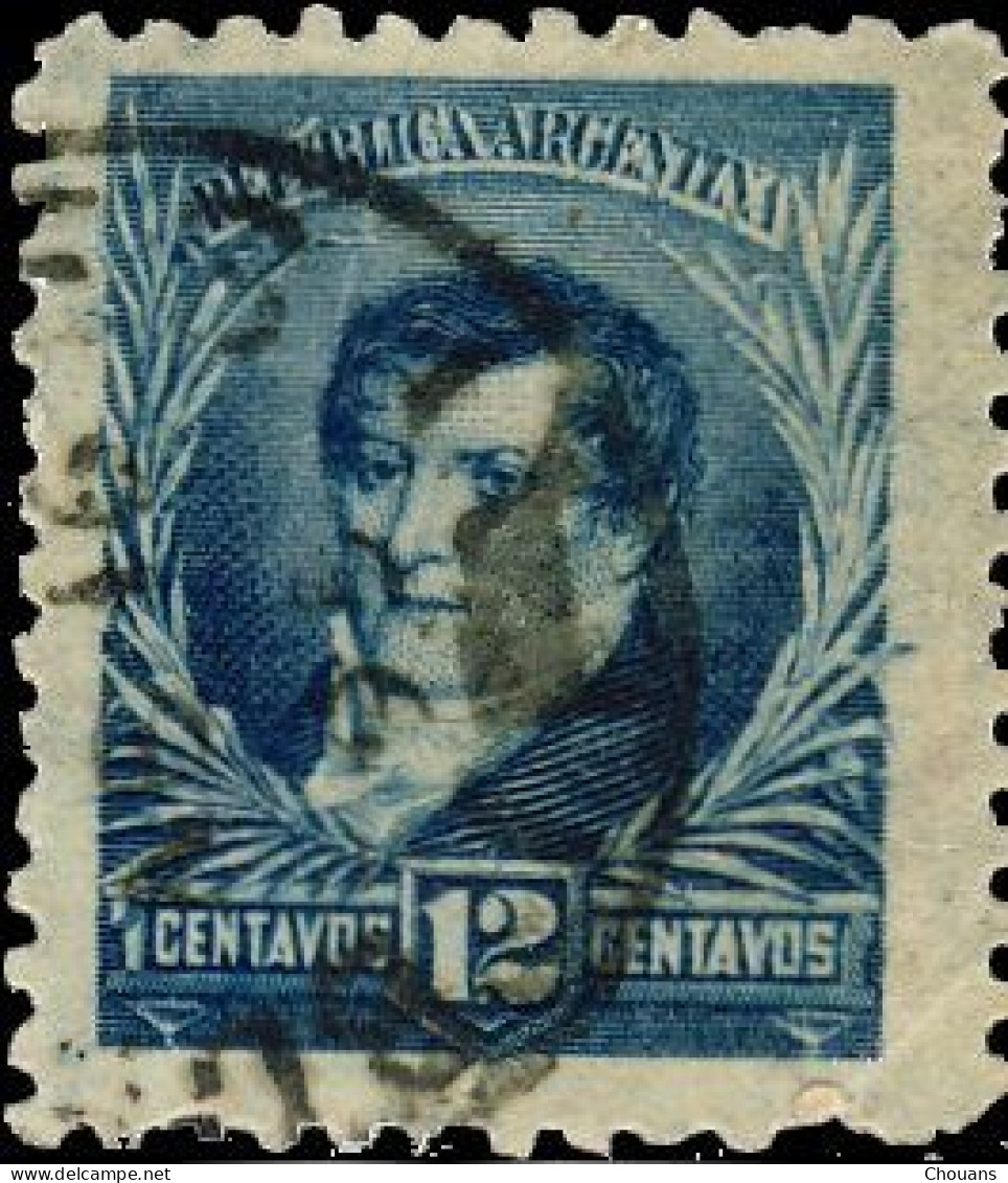 Argentine 1892. ~ YT 100 - 12 C. Belgrano - Used Stamps