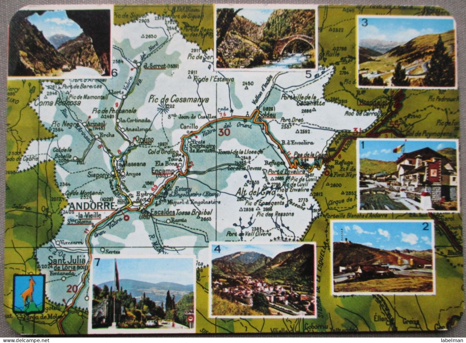 ANDORRA LA BELLA POSTKARTE TARJETA POSTAL POSTCARD ANSICHTSKARTE CARTE POSTALE CARTOLINA - Segovia