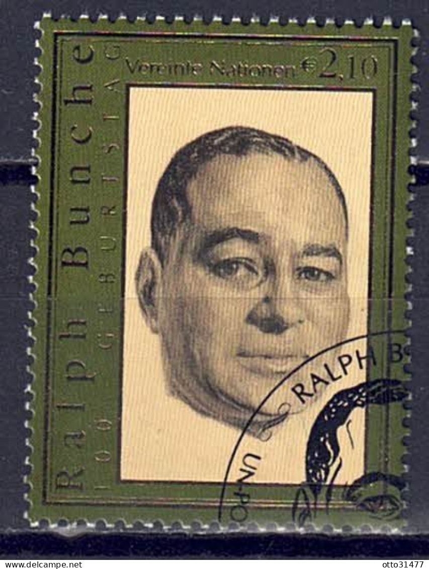 UNO Wien 2003 - Ralph Bunche, Nr. 395, Gestempelt / Used - Used Stamps