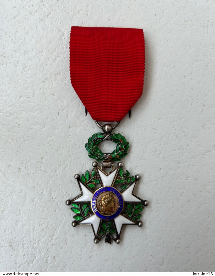 Médaille Légion D’honneur , Fabrication Bijoutier , IV République - Francia