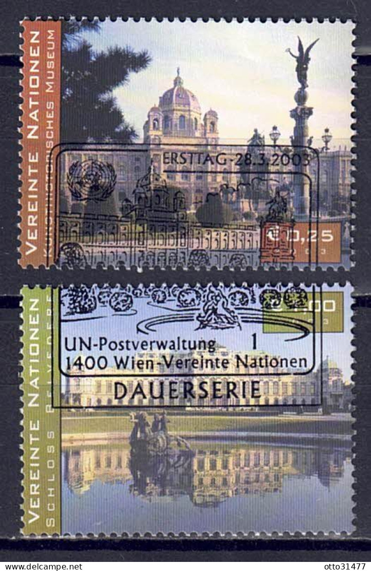 UNO Wien 2003 - UNESCO-Welterbe, Nr. 387 - 388, Gestempelt / Used - Oblitérés