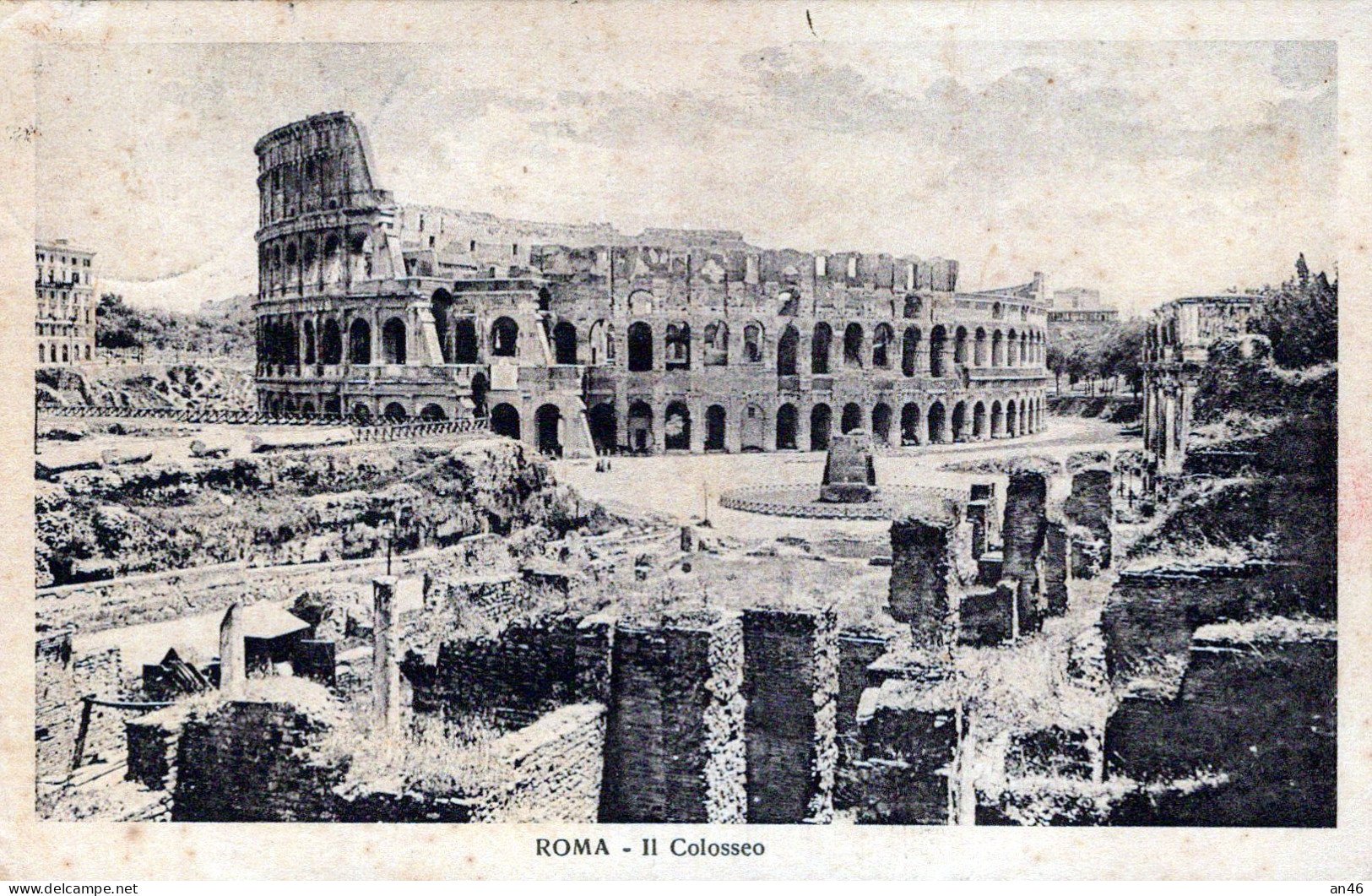 ROMA - Il Colosseo - Vgt.1924 - Colosseo