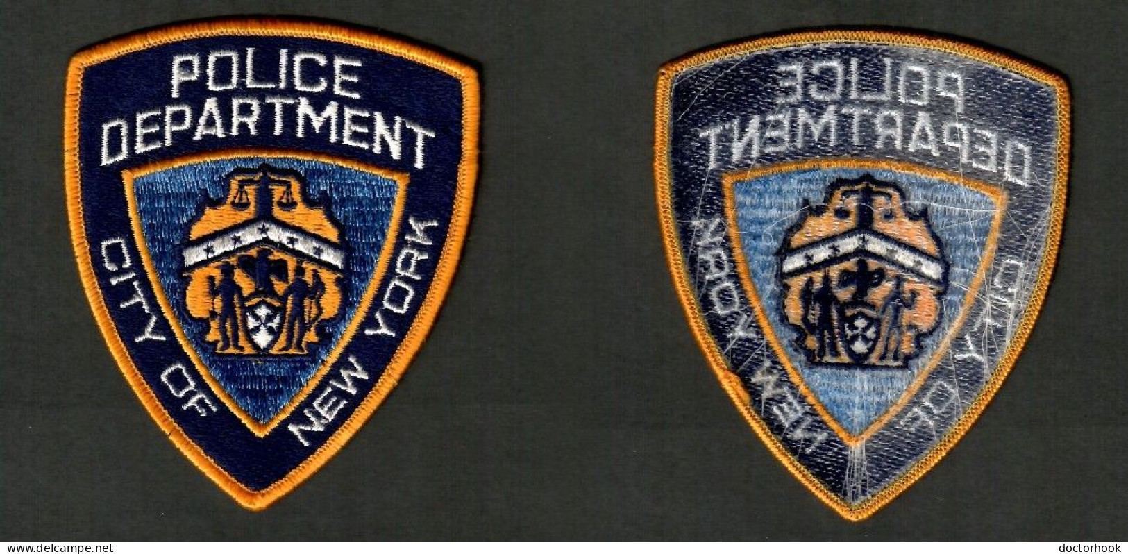 U.S.A.--- "N.Y. CITY POLICE DEPARTMENT" PATCH (AP-8) - Polizia