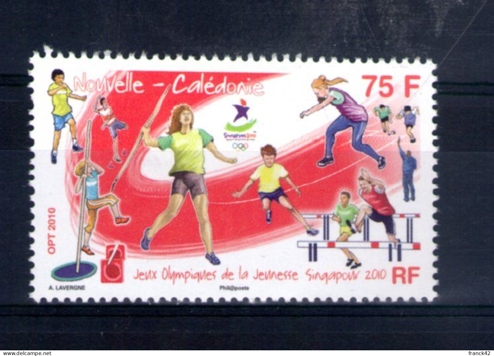 Nouvelle Calédonie .jeux Olympiques De La Jeunesse à Singapour. 2010 - Unused Stamps