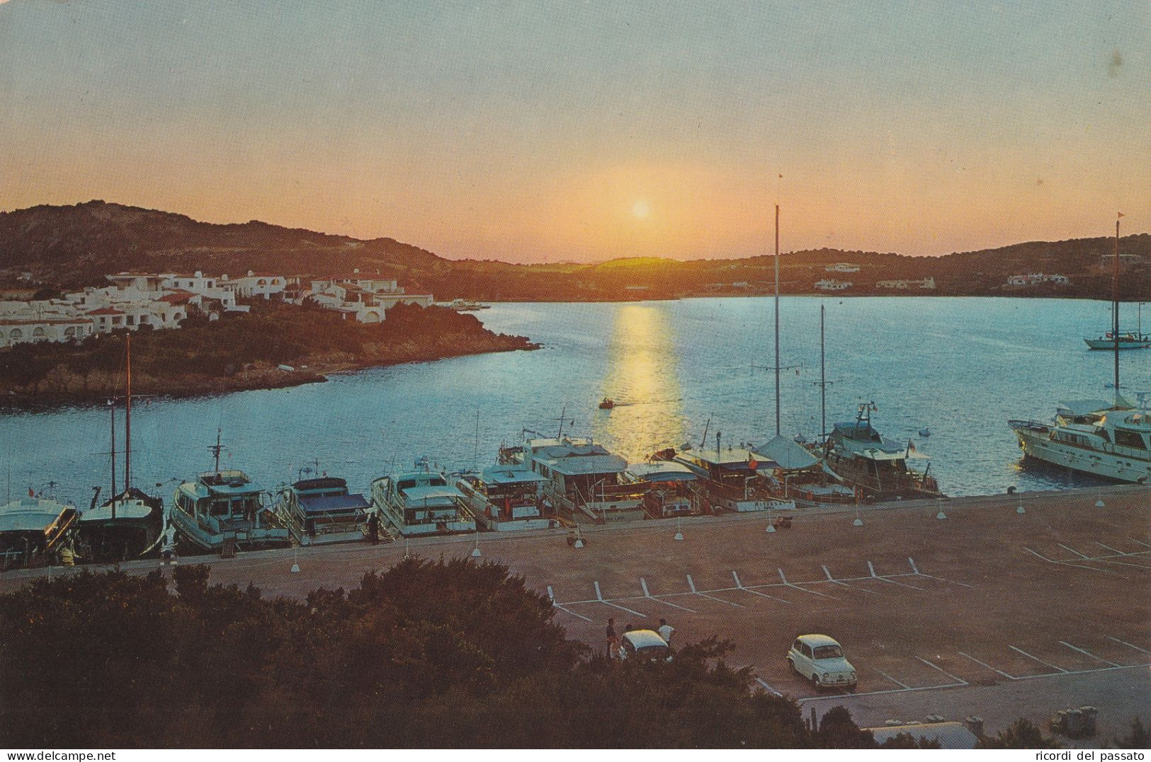 Cartolina Porto Cervo ( Olbia ) - Tramonto - Olbia