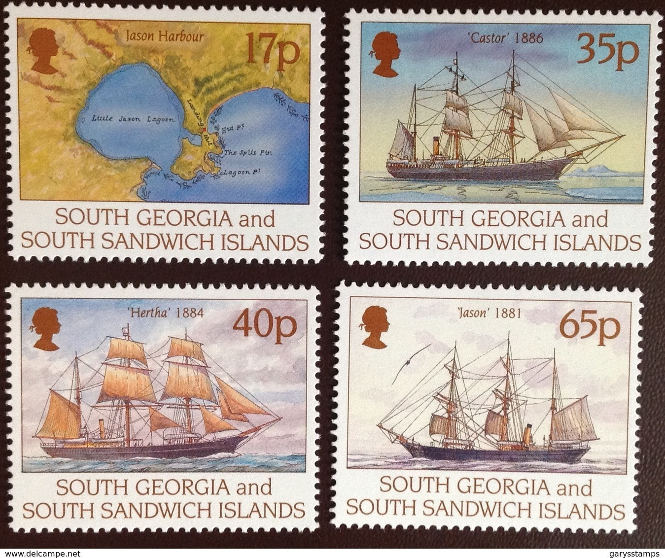 South Georgia 1994 Larsen Ships MNH - Südgeorgien