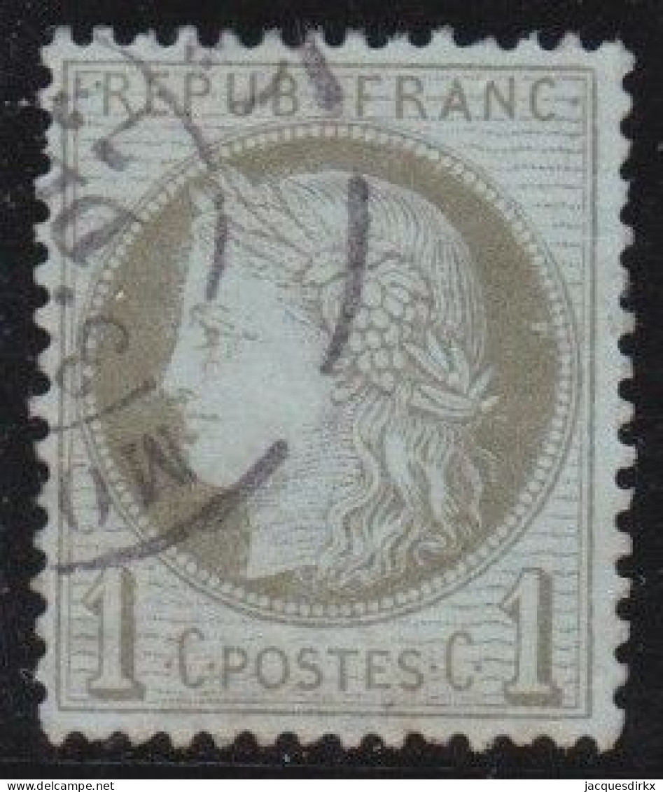 France  .  Y&T   .     50       .   O      .    Oblitéré - 1871-1875 Cérès