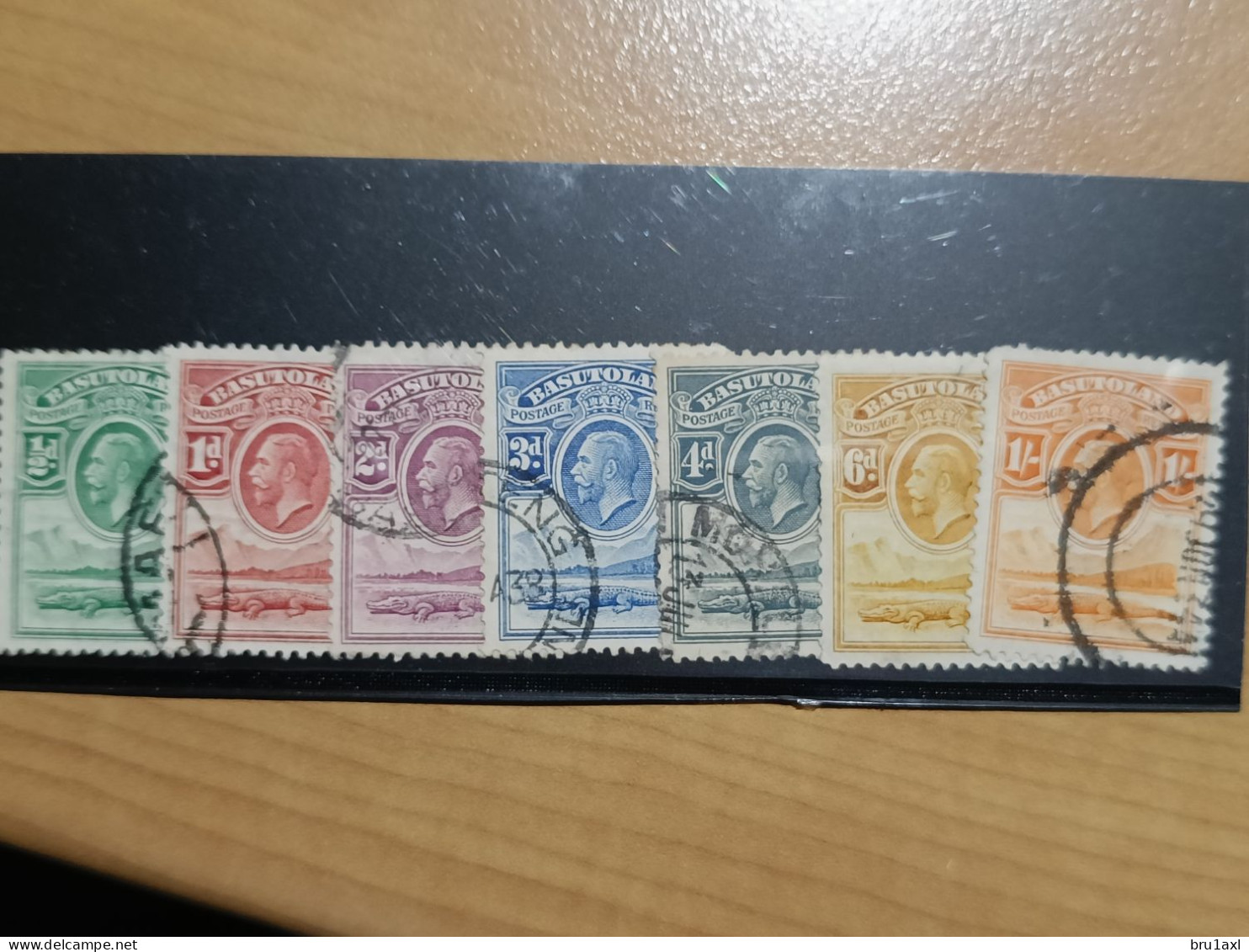 Basutoland 1933 Short Set SG 1-7 Yv 1-7 (468) - 1933-1964 Kolonie Van De Kroon