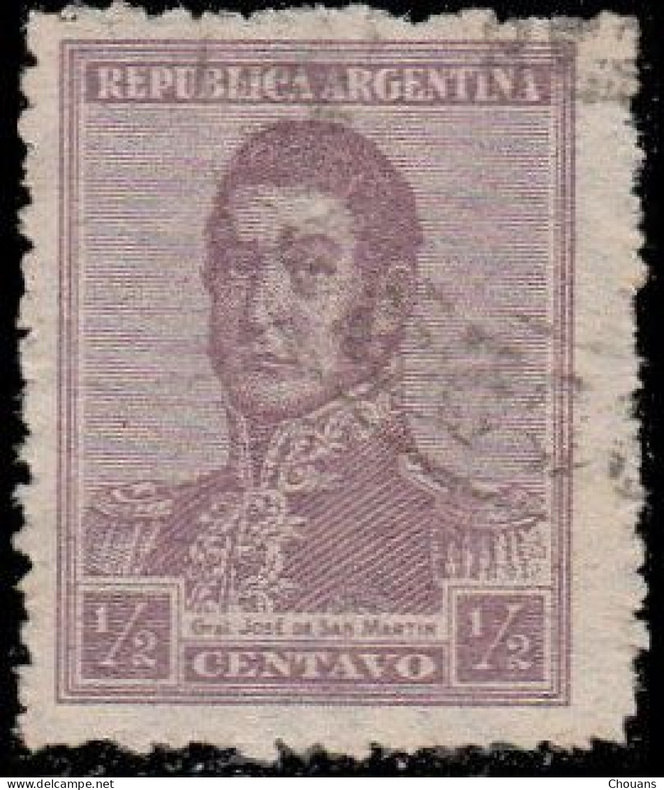 Argentine 1917. ~ YT 214/17 - José De San Martin  (4 V) - Used Stamps