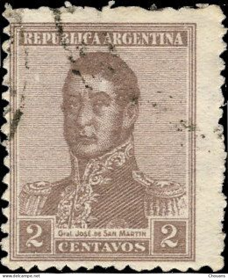 Argentine 1917. ~ YT 214/17 - José De San Martin  (4 V) - Oblitérés