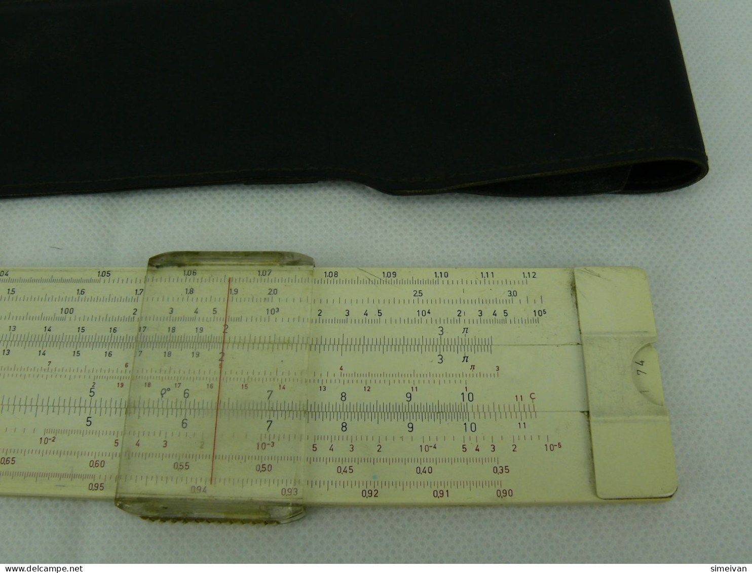 Vintage LOGAREX 27602-II Exponent Slide Rule TISON D'OR Czechoslovakia #2269