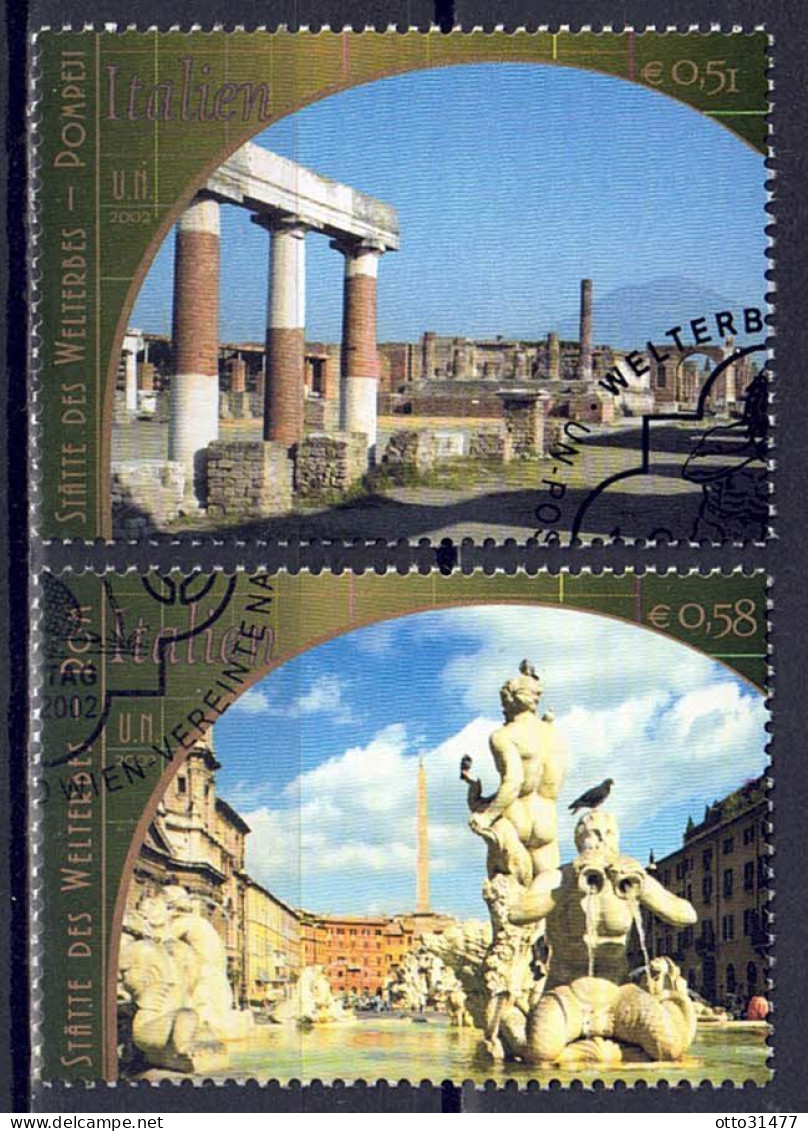 UNO Wien 2002 - UNESCO-Welterbe, Nr. 371 - 372, Gestempelt / Used - Used Stamps