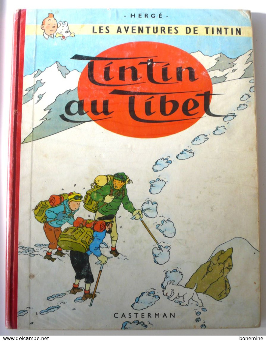 Tintin Au Tibet B31 - 1962 - Tintin