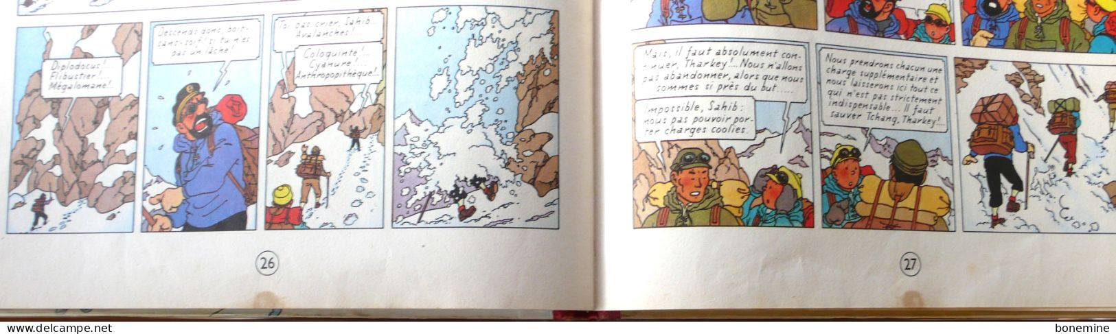 Tintin au Tibet B31 - 1962