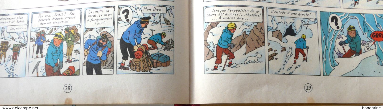 Tintin au Tibet B31 - 1962