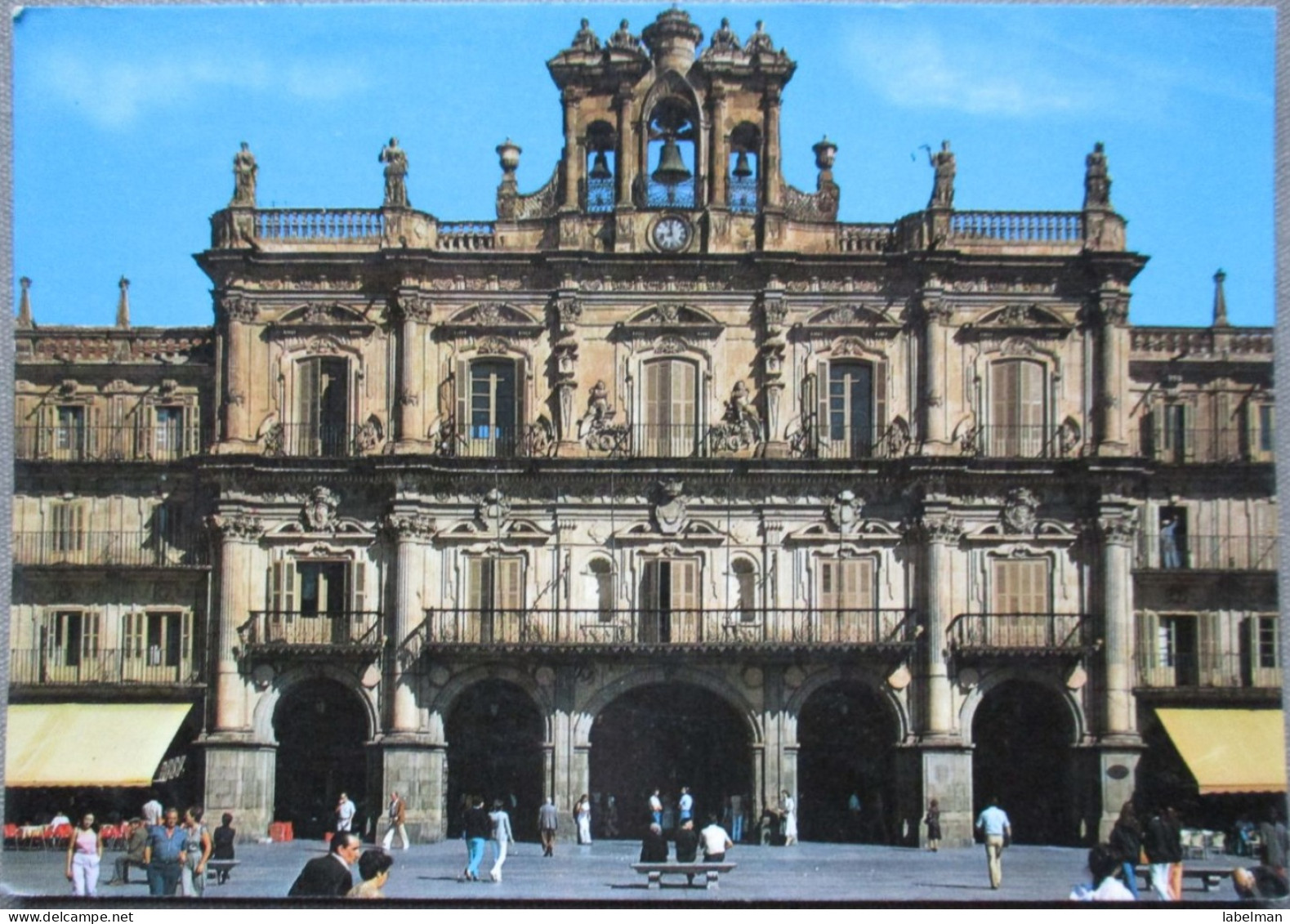 SPAIN SPAGNE CASTILLA SALAMANCA TOWN HALL SQUARE POSTKARTE TARJETA POSTAL POSTCARD ANSICHTSKARTE CARTE POSTALE CARTOLINA - Segovia