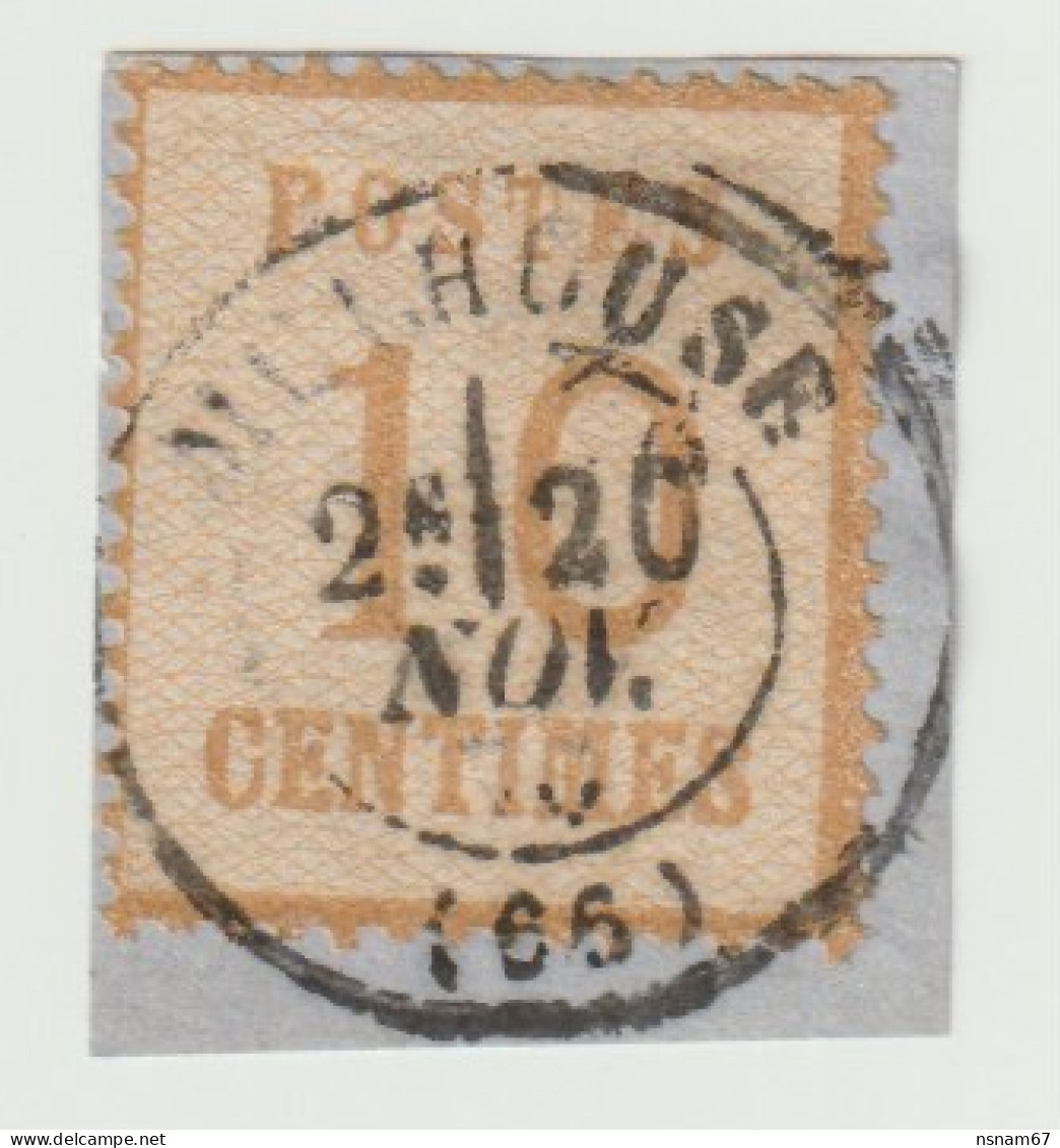 1285p - MULHOUSE Type 17 - 20 Novembre 70 - Sur 10 Ctes Alsace Lorraine - Durée 5 Jours - - Used Stamps