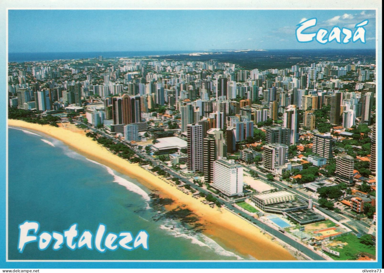 FORTALEZA - Vista Parcial De Fortaleza - Av. Beira Mar - Praia Do Meireles - Fortaleza