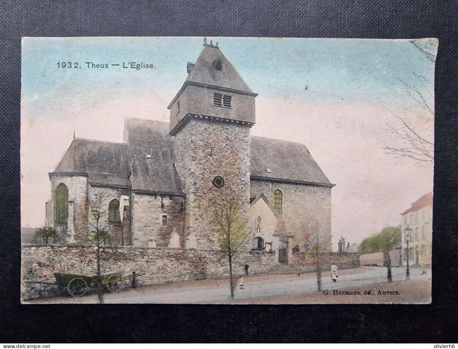 CP BELGIQUE (V1917) THEUX (2 Vues) L'Eglise - Circulé 1908 - G Hermans Edit Anvers - Theux