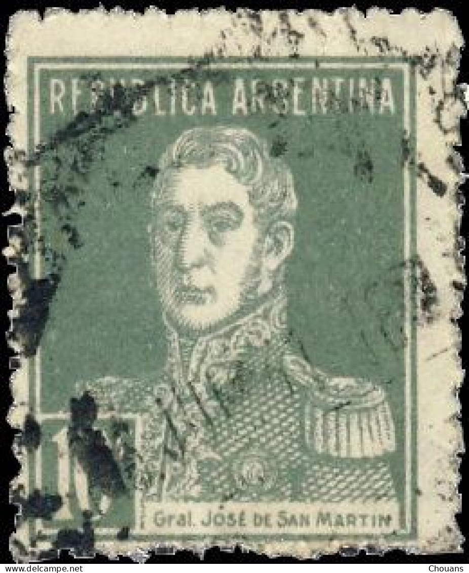 Argentine 1923. ~ YT 281/85 - San Martin - Gebraucht