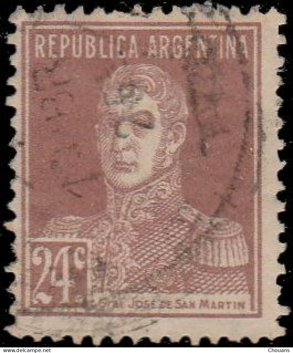 Argentine 1923. ~ YT 281/85 - San Martin - Usati