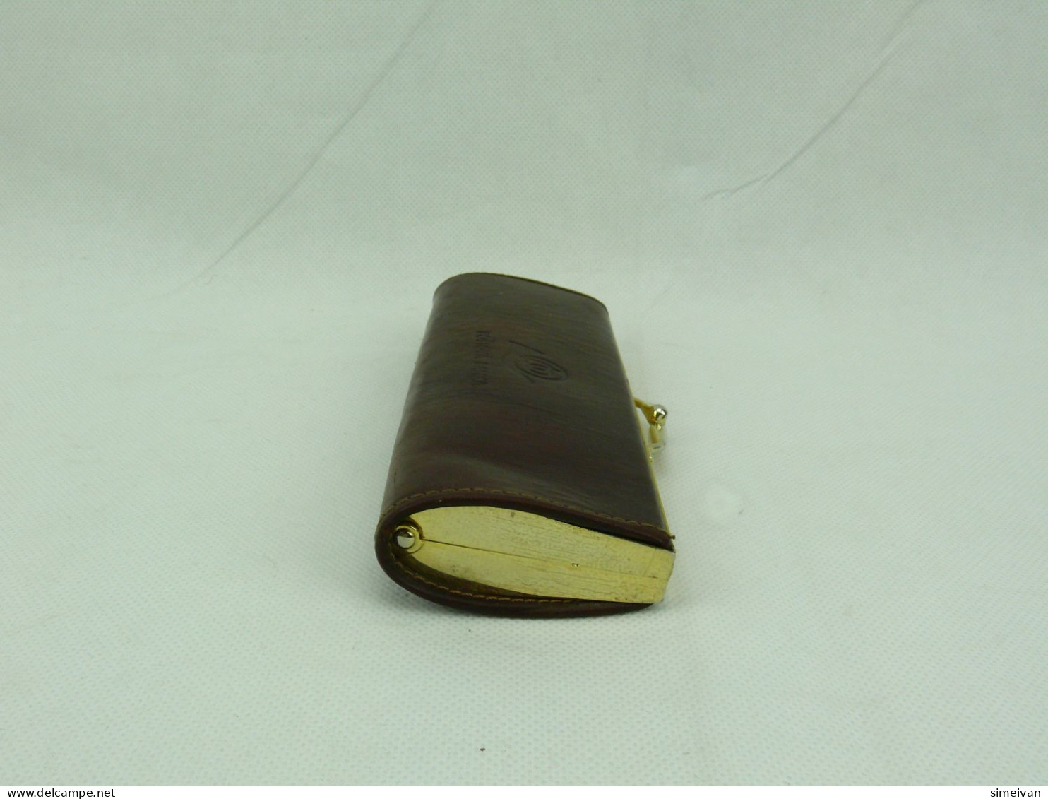 Vintage Eyeglasses Case Brown Leather "Postova Banka" #2272 - Glasses