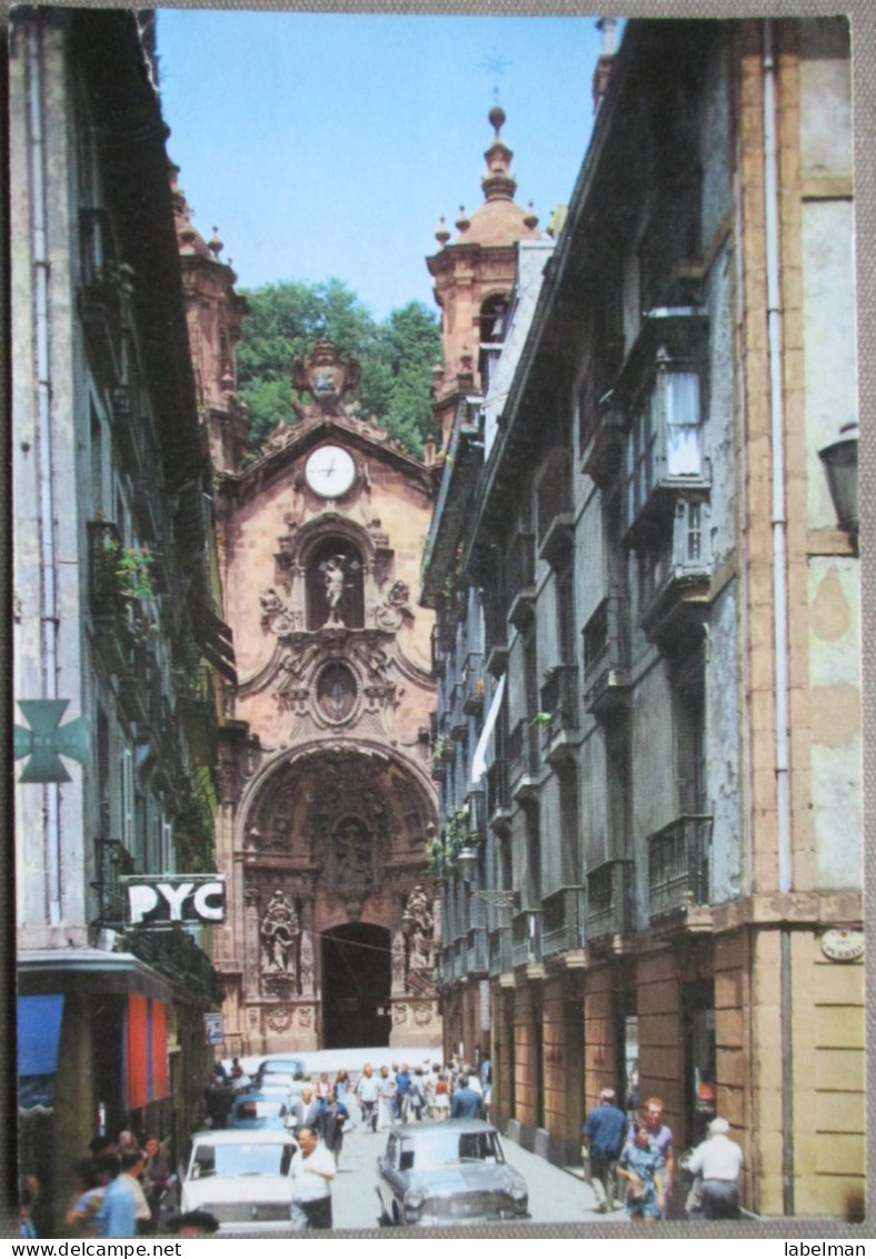 SPAIN SPAGNE SAN SEBASTIAN CALLE MAYOR DONOSTIA POSTKARTE TARJETA POSTAL POSTCARD ANSICHTSKARTE CARTE POSTALE CARTOLINA - Segovia