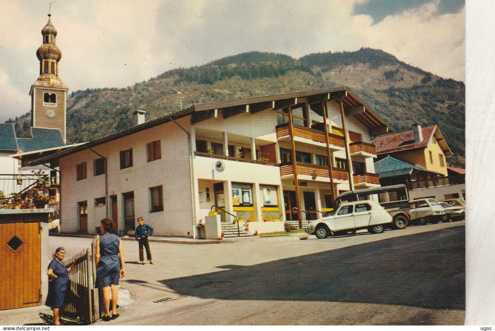 CPSM - 73 - BOZEL - La Mairie, La Poste, Et L'église - 039 - Bozel