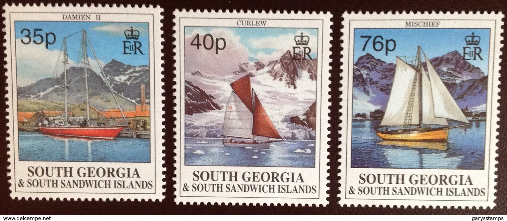 South Georgia 1995 Sailing Ships MNH - Georgia Del Sud