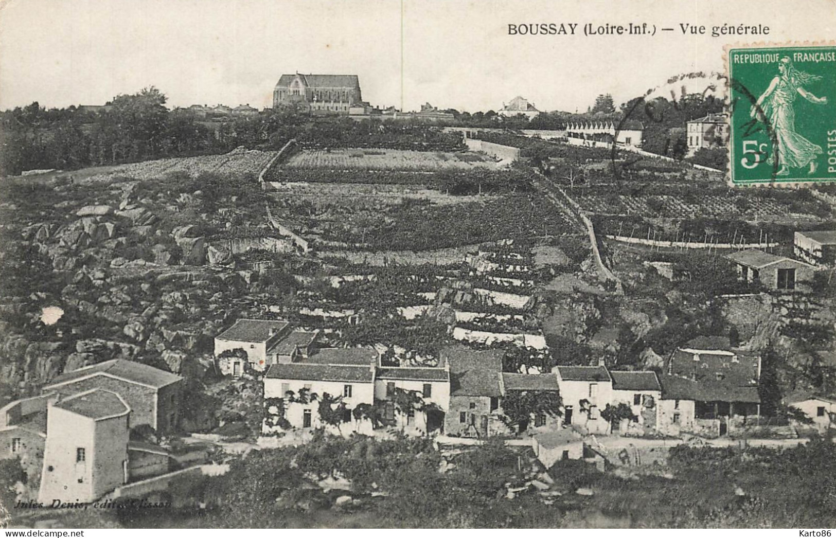 Boussay * Vue Générale Du Village * éditeur Jules Denis Clisson - Boussay