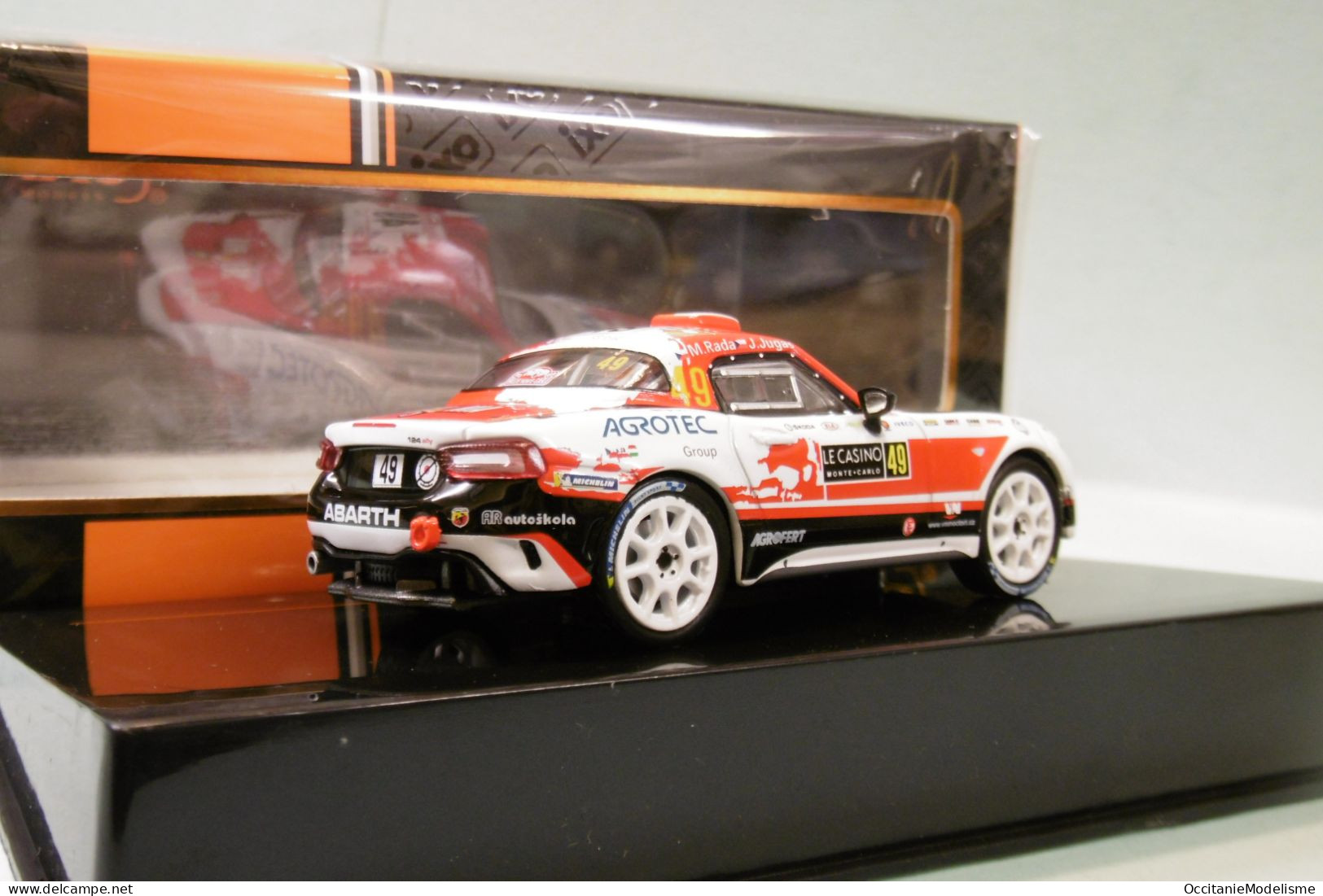 Ixo - FIAT ABARTH 124 RGT #49 Rallye Monte-Carlo 2022 Rada - Jugas Réf. RAM846 NBO Neuf 1/43 - Ixo