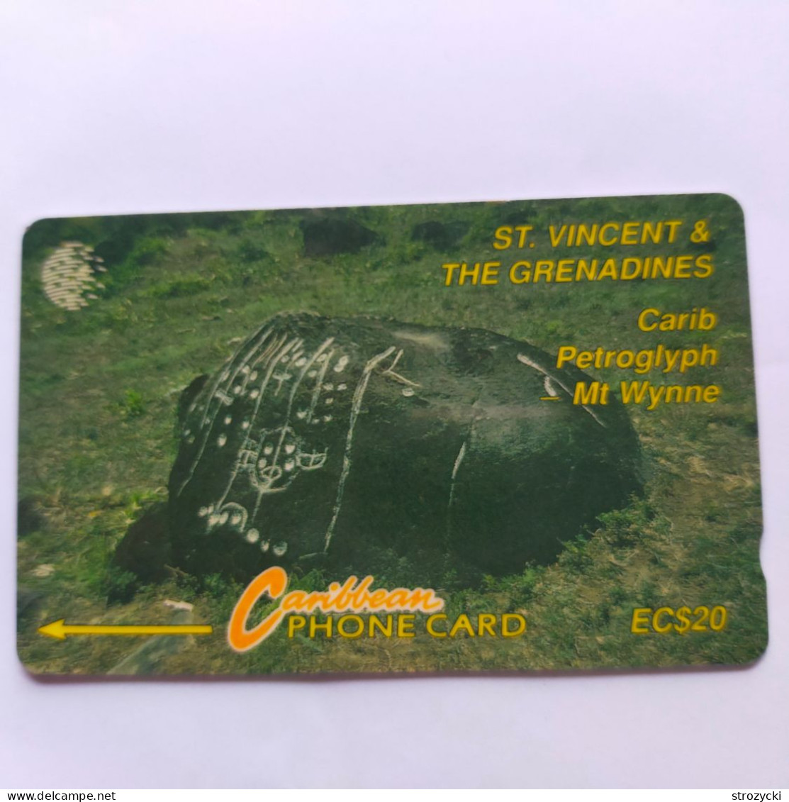 St. Vincent & The Grenadines - Carib Petroglyph - Mt Wynne - 8CSVC - St. Vincent & The Grenadines