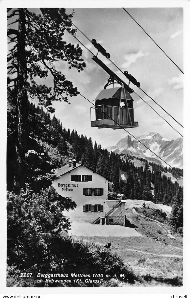 Mettmen Bei Schwanden Seilschwebebahn - Schwanden