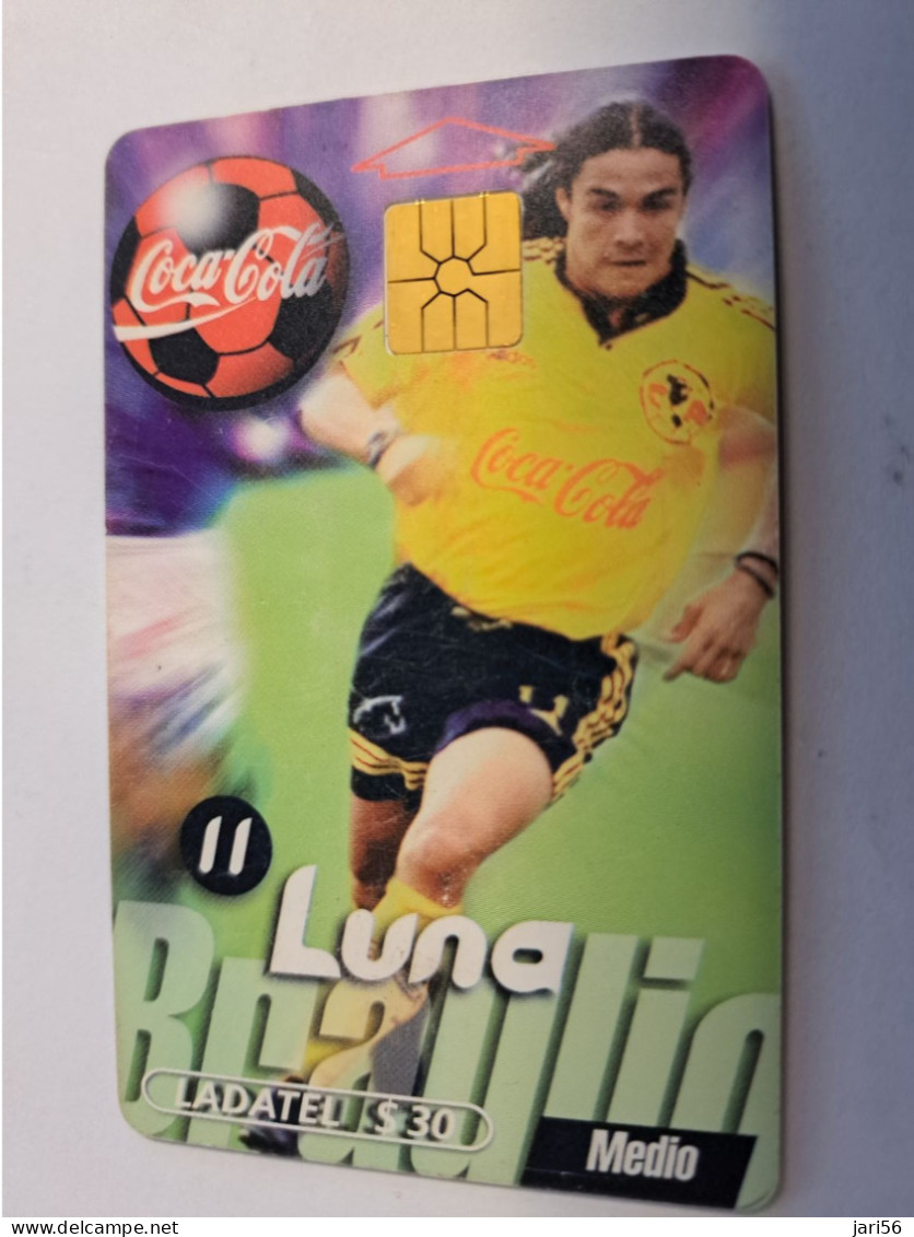 MEXICO CHIPCARD/ $ 30,- TELMEX/ / FOOTBAL/ COCA COLA / LUNA   /   , LADATEL    ** 16252** - México