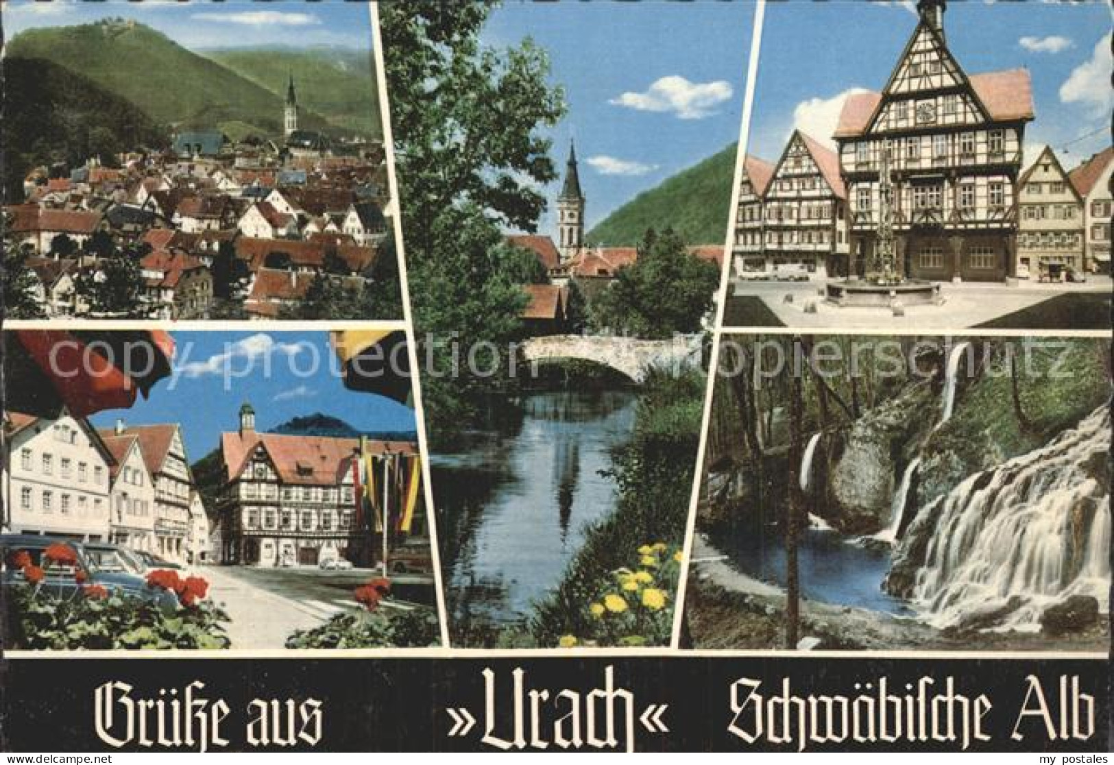 72349464 Urach Bad Fachwerk Wasserfaelle Bad Urach - Bad Urach