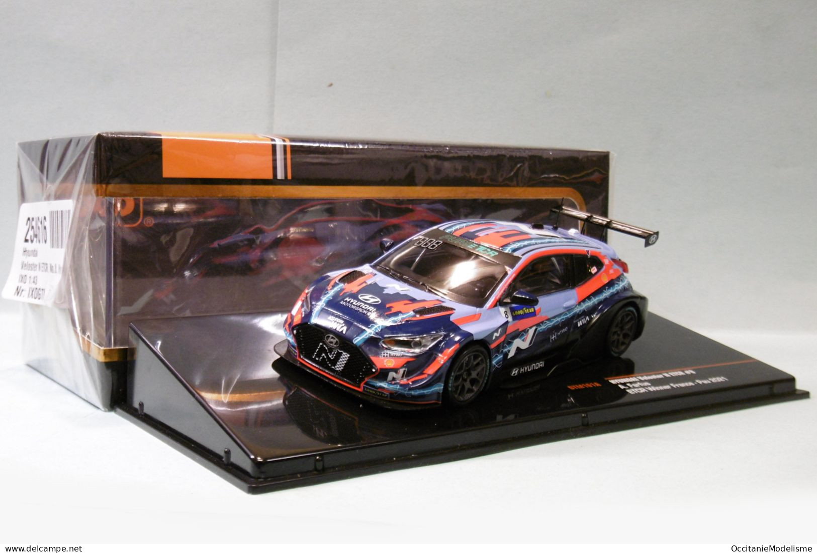 Ixo - HYUNDAI VELOSTER N #8 ETCR Gagnante France - Pau 2021 Farfus Réf. GTM161A NBO Neuf 1/43 - Ixo