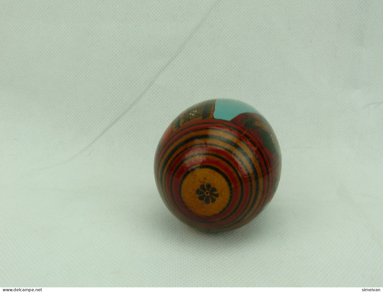 Beautiful Hand Painted Wooden Egg Ortodox Icon #2274 - Oeufs